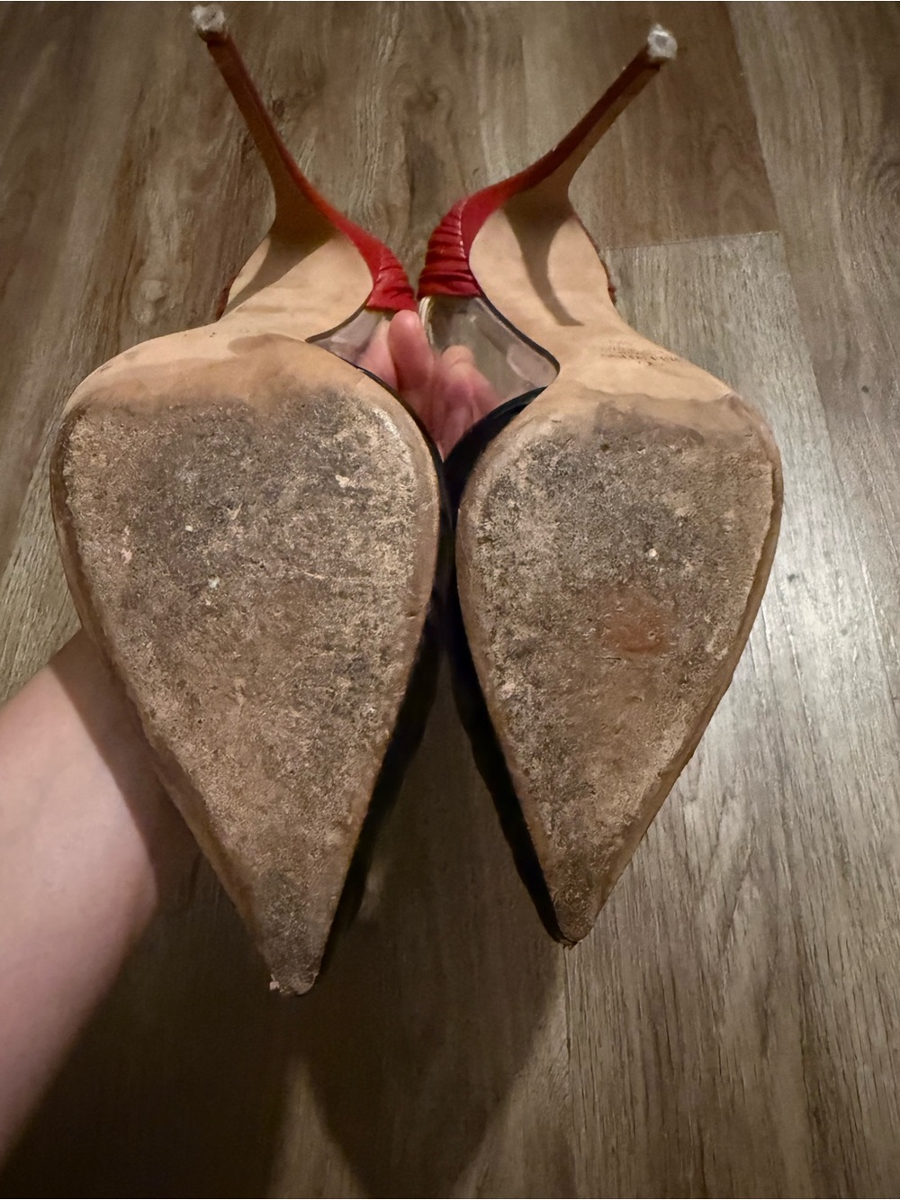 EU 39 Authentic Valentino Two-Tone Pointed D'Orsay Heels - Picture 4 of 4